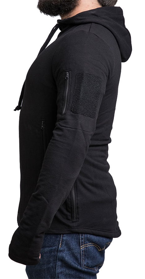 Särmä viscose hoodie, B quality, black