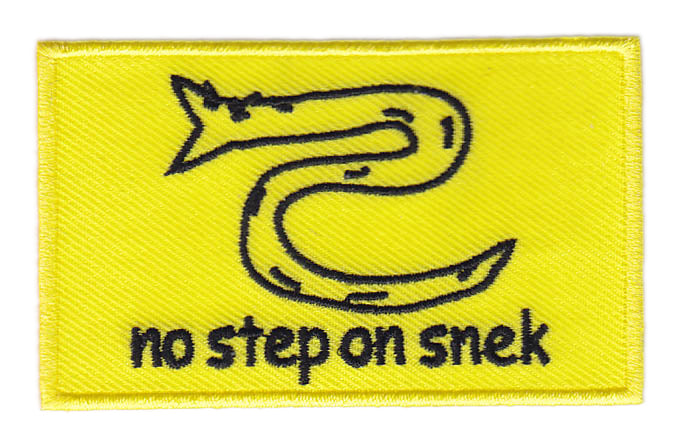 Toppa in PVC con scritta No Step On Snek Military Morale, con stemma tattico e chiusura a strappo, 3,15 x 1,97 cm, bolla di 2 pezzi (multicolore Toppa in PVC con scritta No Step On Snek Military Morale, con stemma tattico e chiusura a strappo, 3,15 x 1,97 cm, bolla di 2 pezzi (multicolore