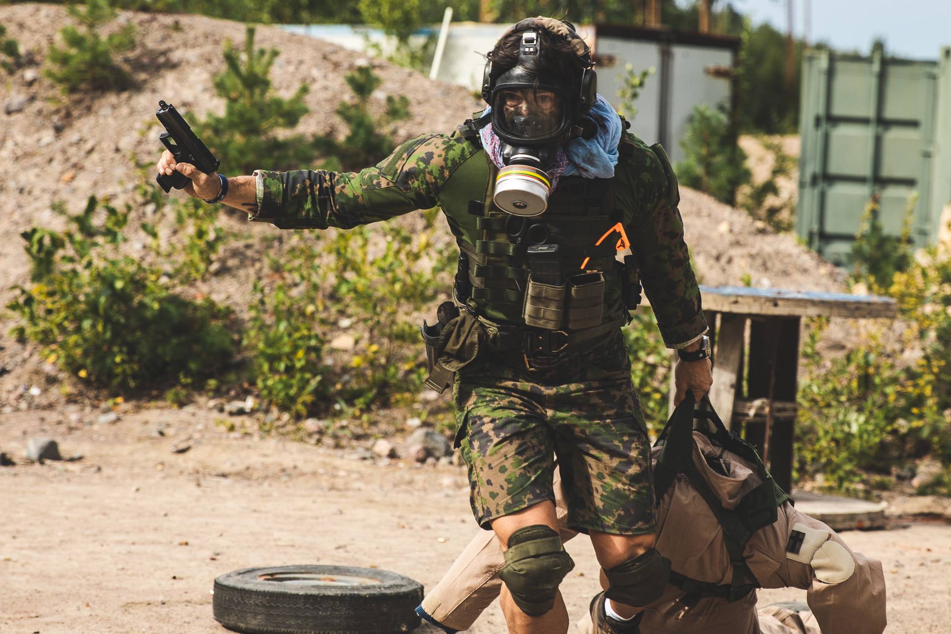 MSA Auer 3S gas mask, surplus