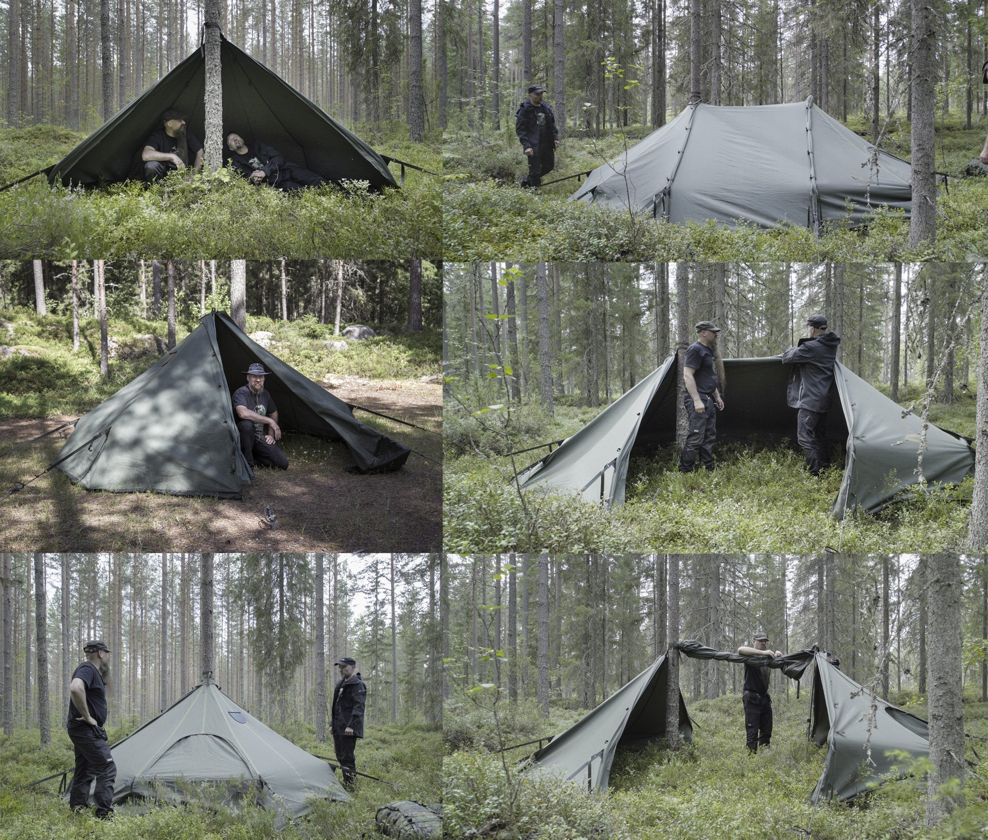Savotta Hawu 4 tent components