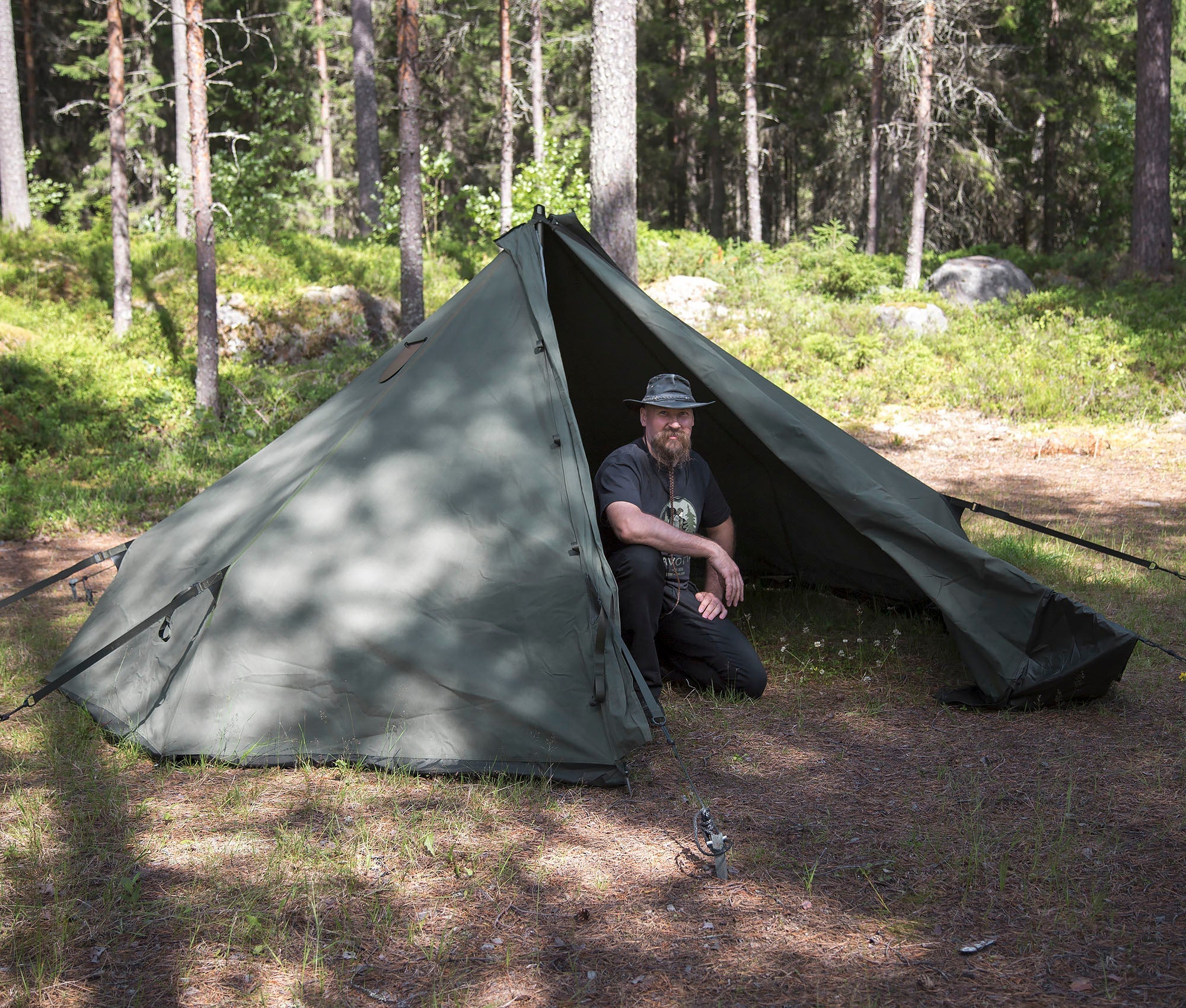 Savotta Hawu 4 tent components
