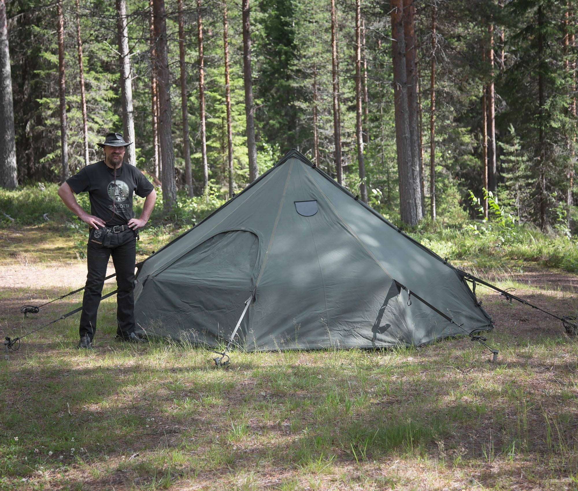 Savotta Hawu 4 tent components