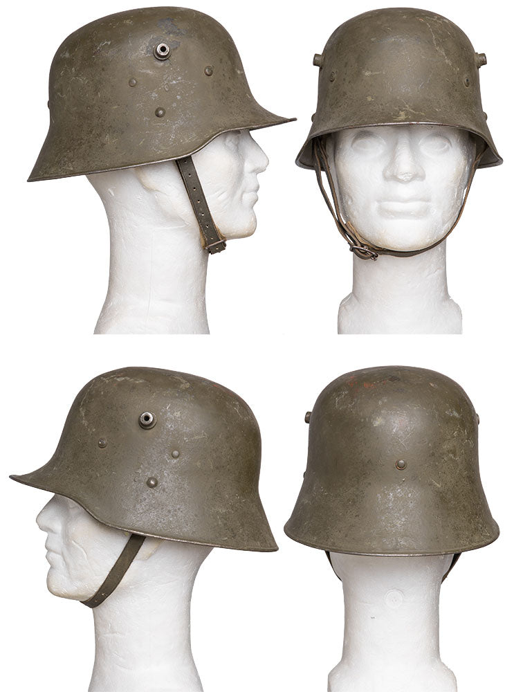 Finnish Austro-Hungarian M17 steel helmet, surplus