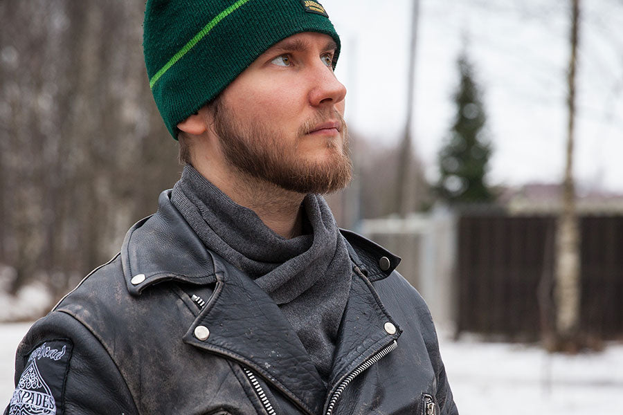 BW wool scarf, surplus