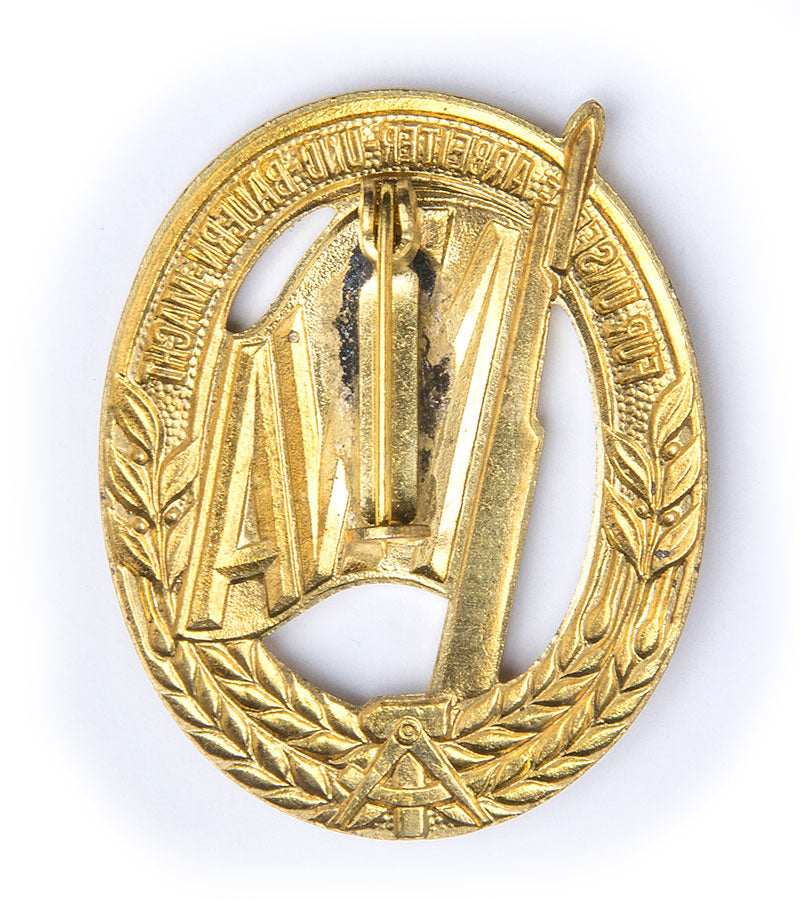 NVA sports qualification badge, gold