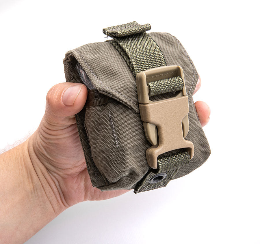 US MOLLE Handgranatenbeutel, Ranger Green, Überschuss