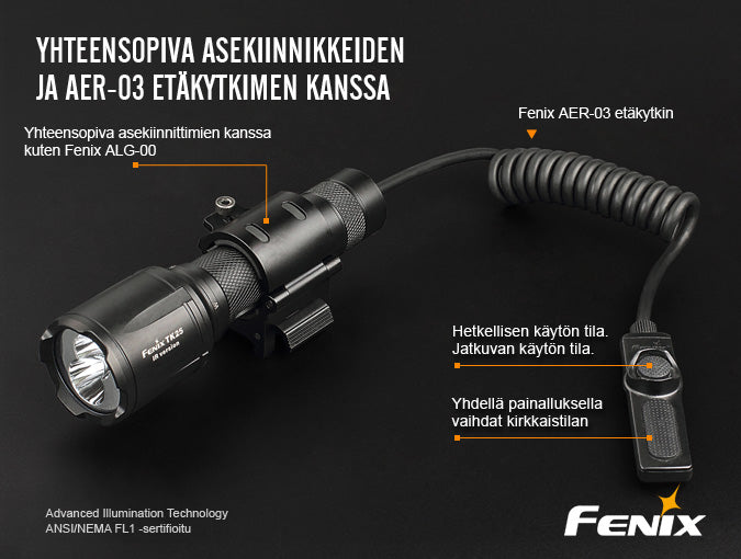Fenix TK25 IR Flashlight with Infrared Illuminator