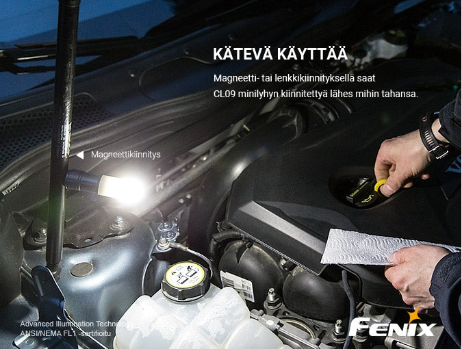 Fenix CL09 ladattava superminilyhty