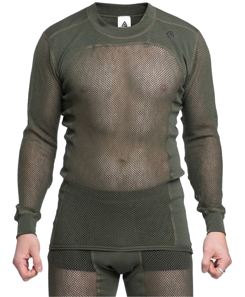 Aclima WoolNet Crew Neck verkkoaluspaita
