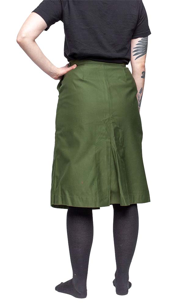 Swedish M59 field skirt, green, surplus