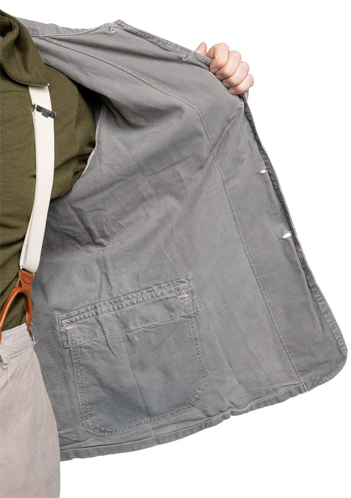 Schwedische Arbeitsjacke, Grau, Überschuss