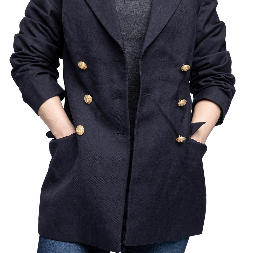 Bundesmarine women's pea coat, surplus