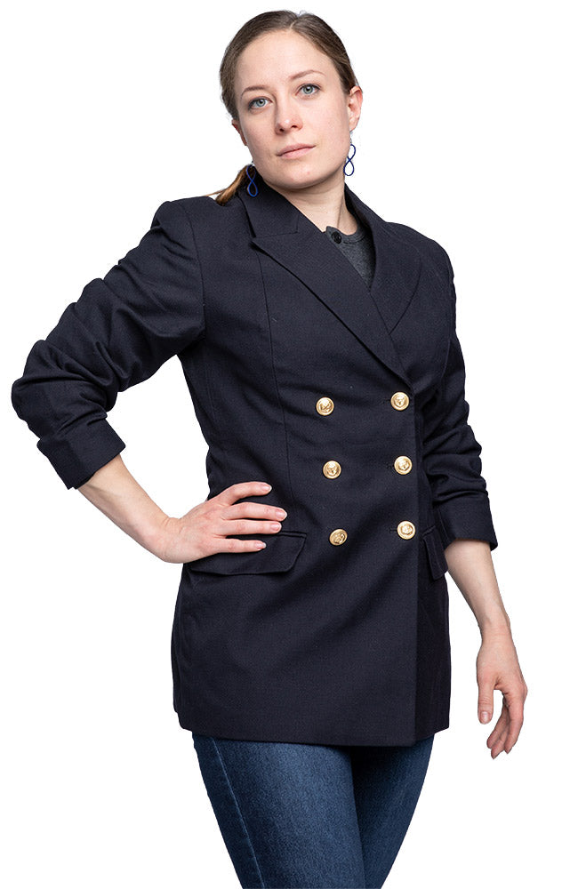 Bundesmarine women's pea coat, surplus