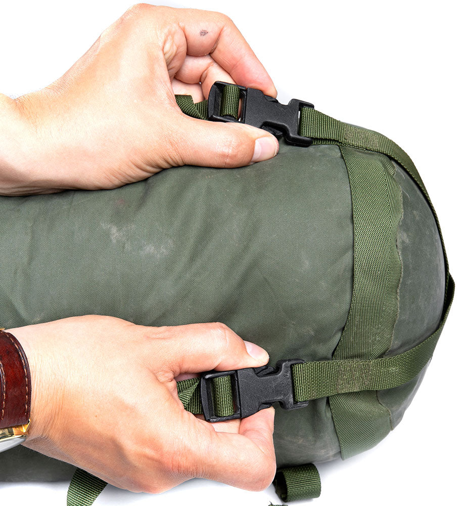 British Jungle Sleeping Bag compression bag, surplus