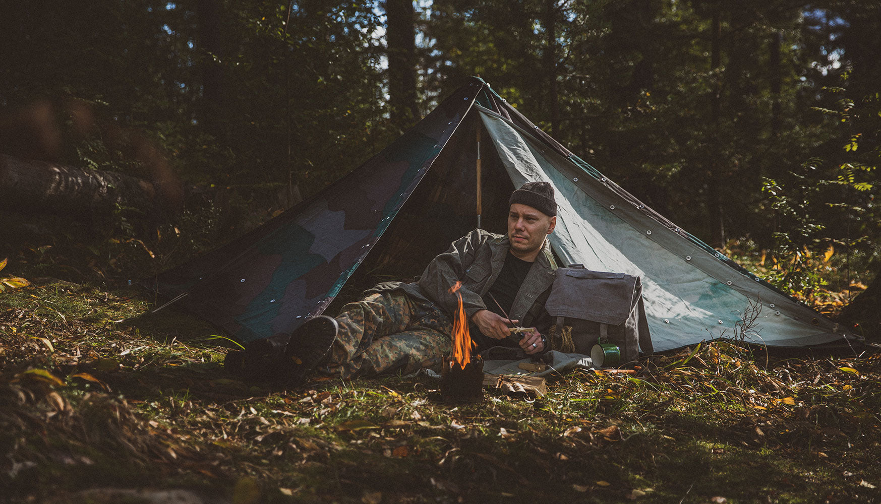 Swedish tent quarter/cape, surplus