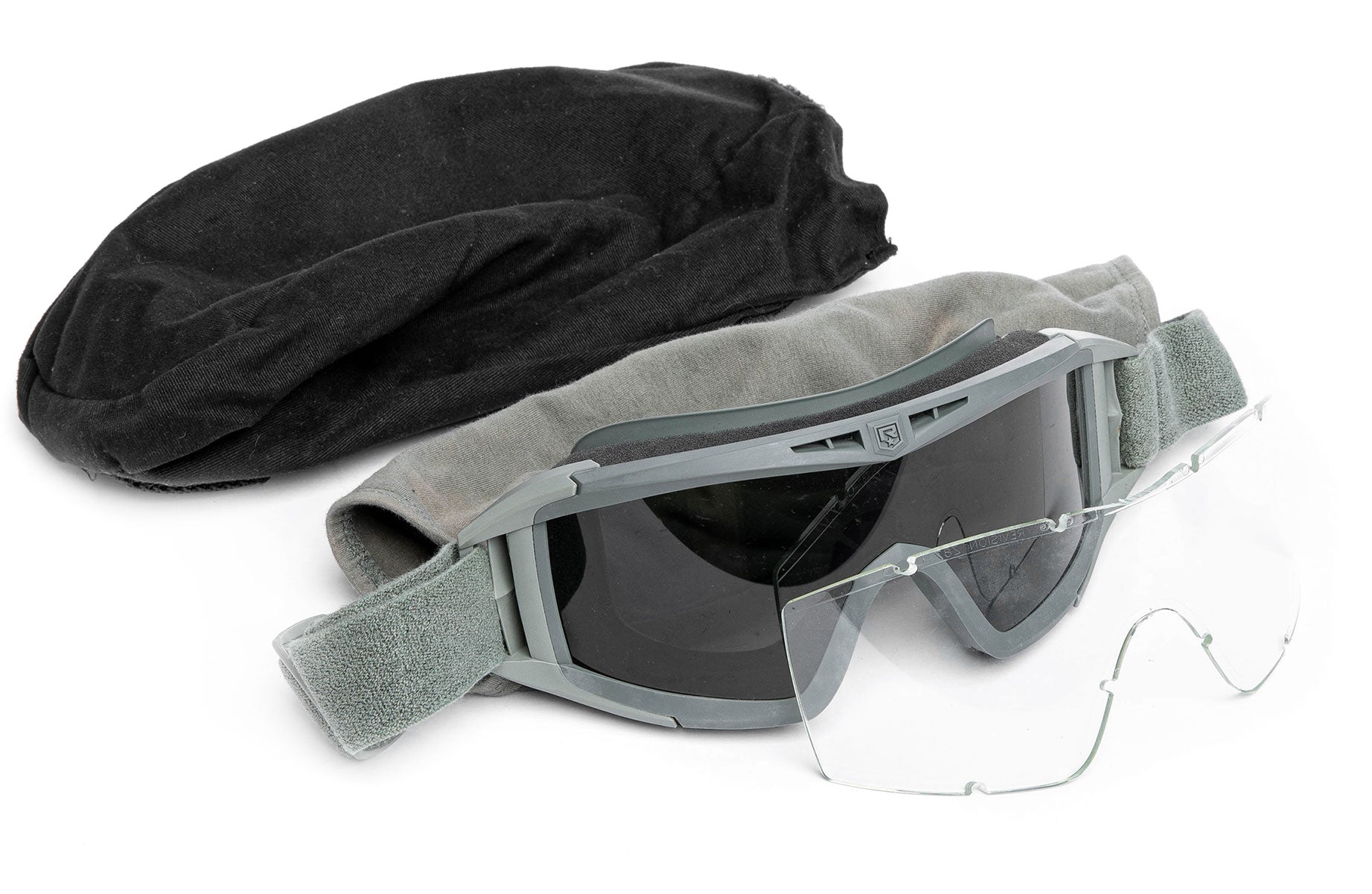US Desert Locust Ballistic Goggles, Foliage Green, Surplus