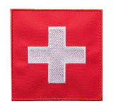 Särmä TST Schweiz Flaggenaufnäher, 77 x 77 mm