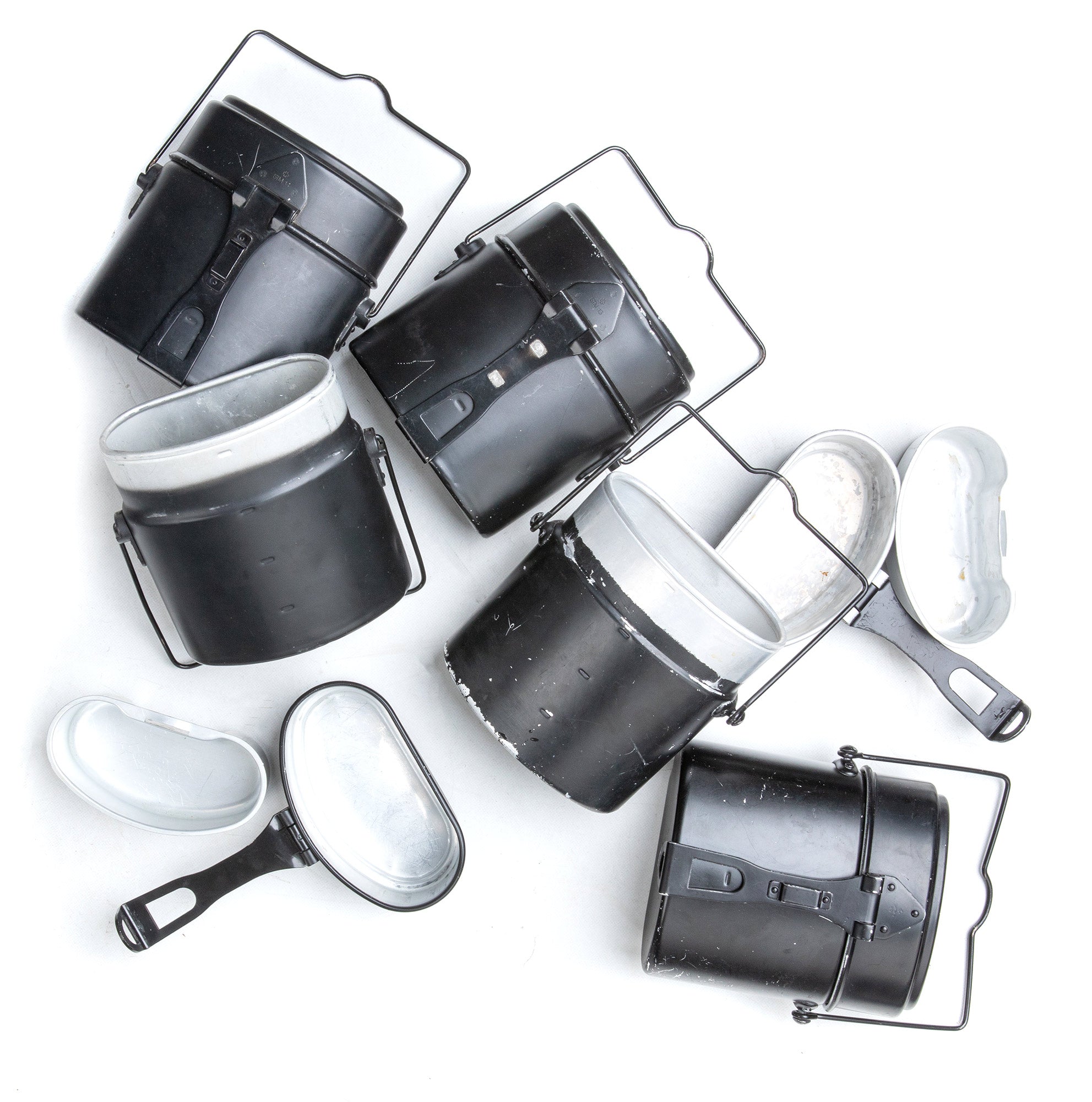 Swiss Three Piece Mess Kit, Aluminum, Surplus