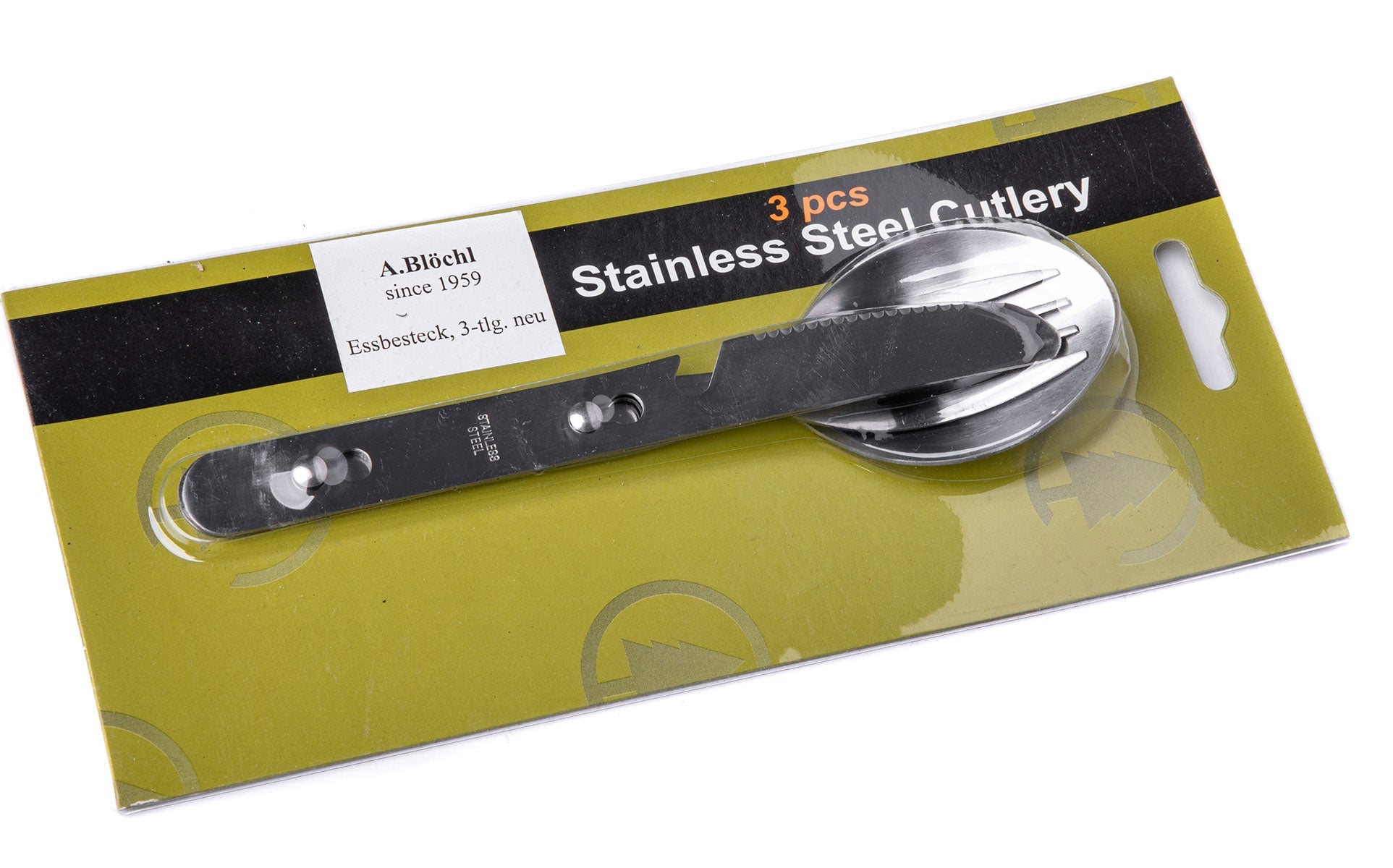 AB Field Cutlery Set, Three-piece, Stainless Steel