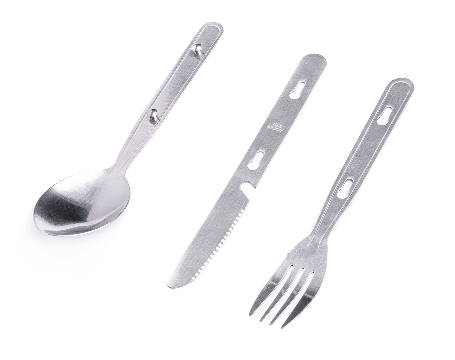 AB Field Cutlery Set, Three-piece, Stainless Steel