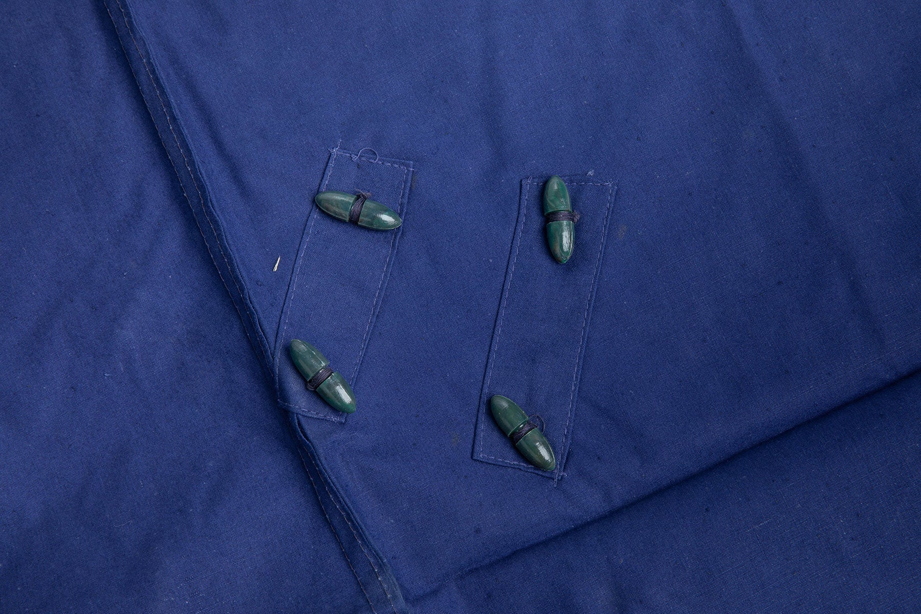 Romanian Plash-palatka Rain Cape/Shelter Half, Blue, Surplus