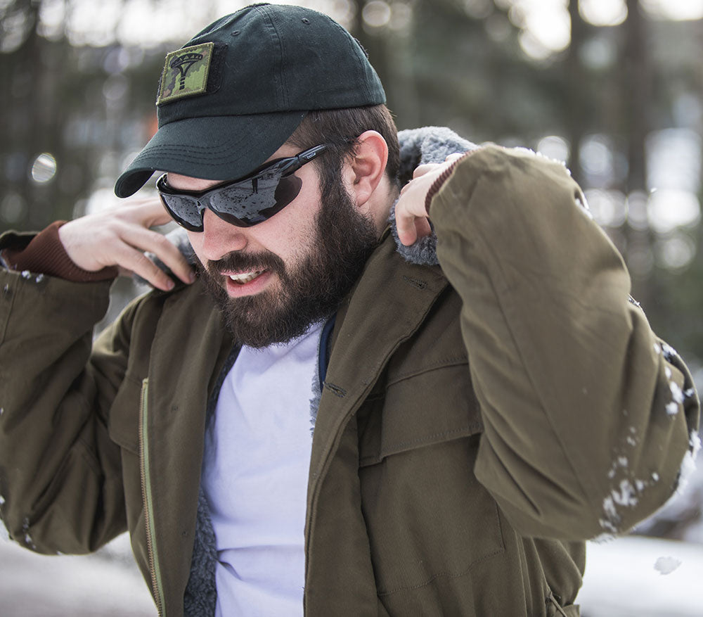 Czech parka with liner, olive green, surplus