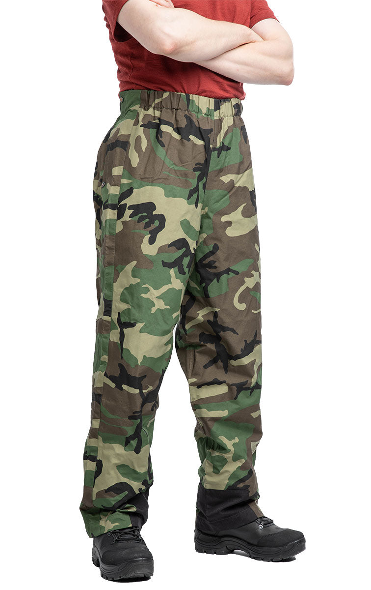 Dutch Field Pants w. Membrane, Woodland, Surplus