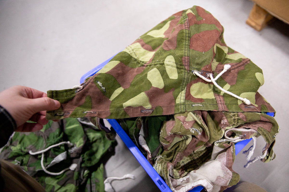 Finnish M62 Helmet Cover / Jacket Hood, Surplus