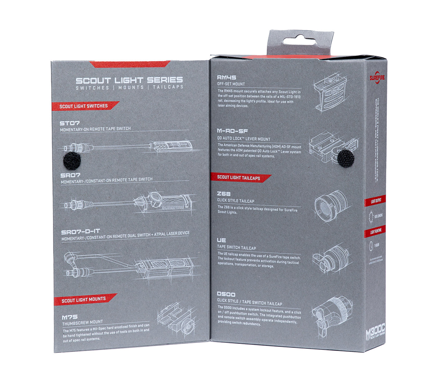 SureFire M300C Mini Scout Light Waffenlicht, 500 lm