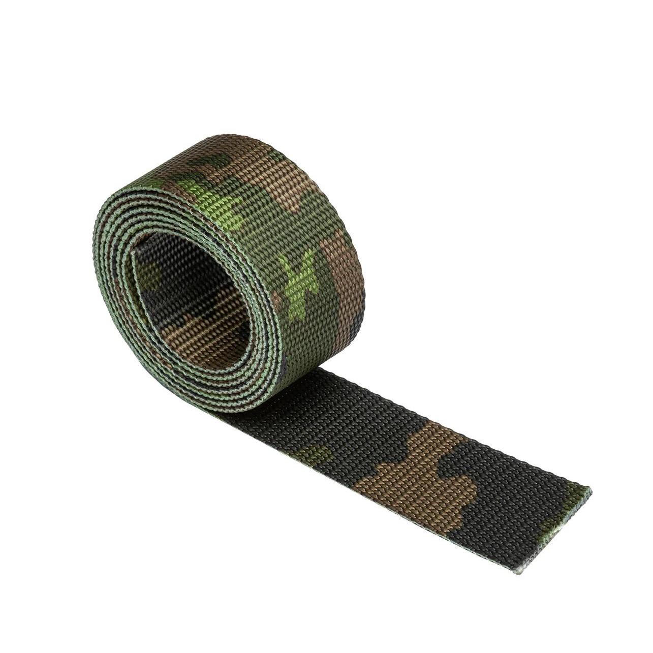 särmä tst tarp m05 woodland camo Foxa 25 mm / 1" Webbing Strap, By The Meter, M05 Woodland Camo – Varusteleka