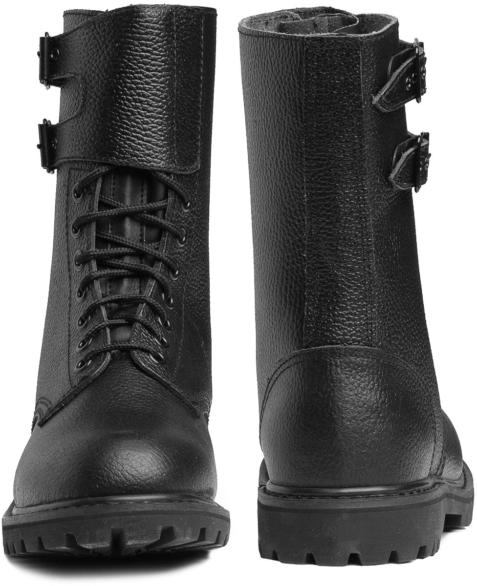 GPB French Model Double Buckle Boots, Black, Surplus, new