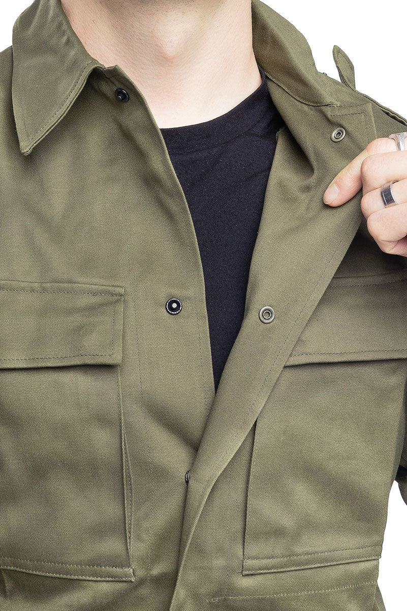Dutch KL Field Shirt, Cotton Sateen, Surplus