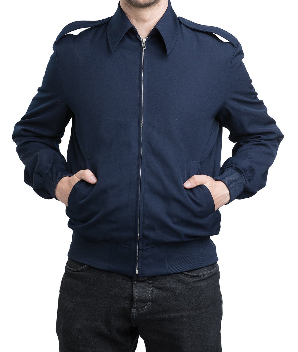 British RAF Bomber Jacket w. Liner, Dark Blue, Surplus