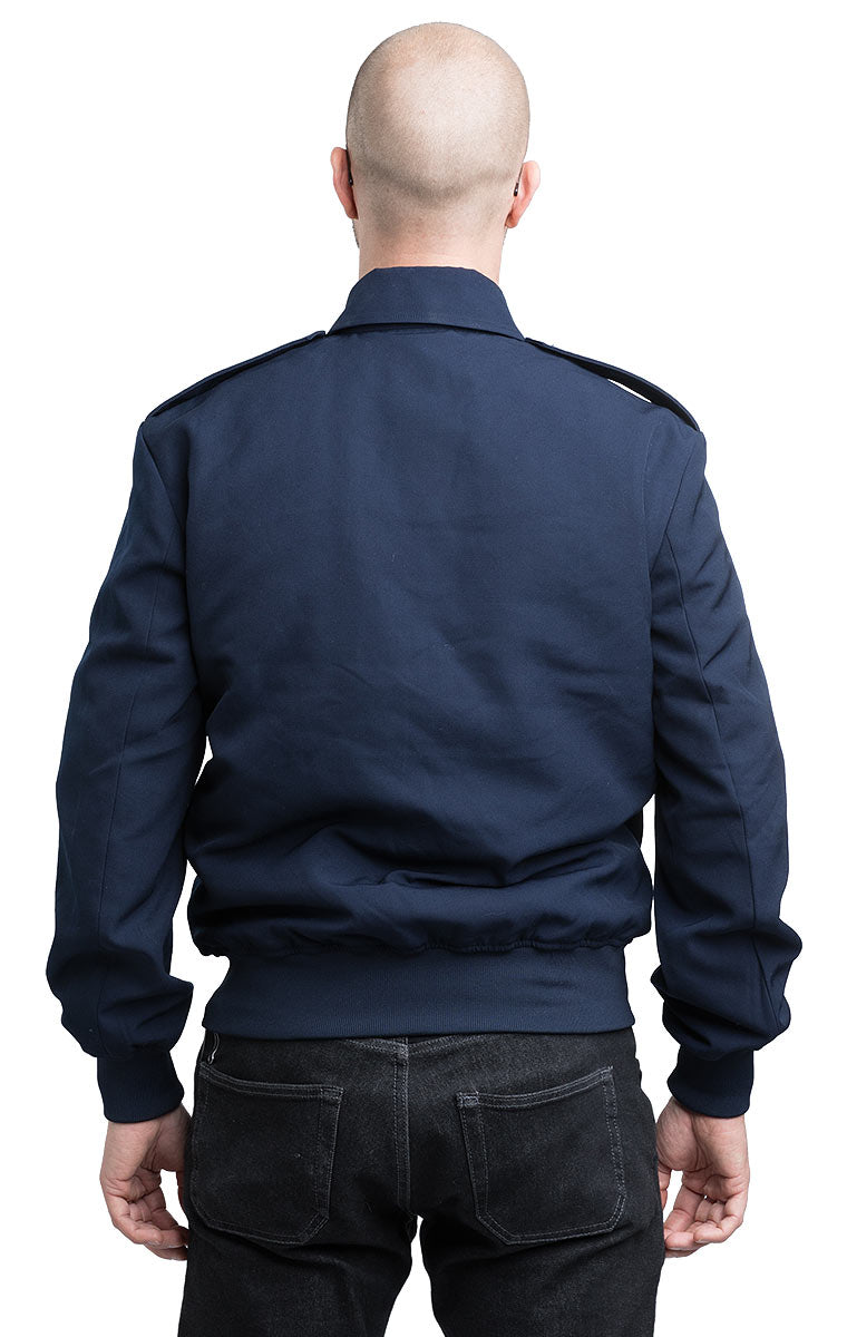 British RAF Bomber Jacket w. Liner, Dark Blue, Surplus