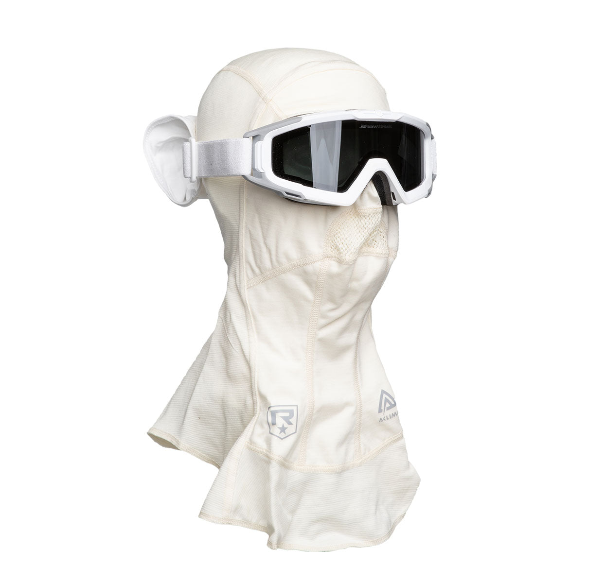 Revision SnowHawk Ballistische Schutzbrille, Deluxe-Kit mit Aclima Sturmhaube