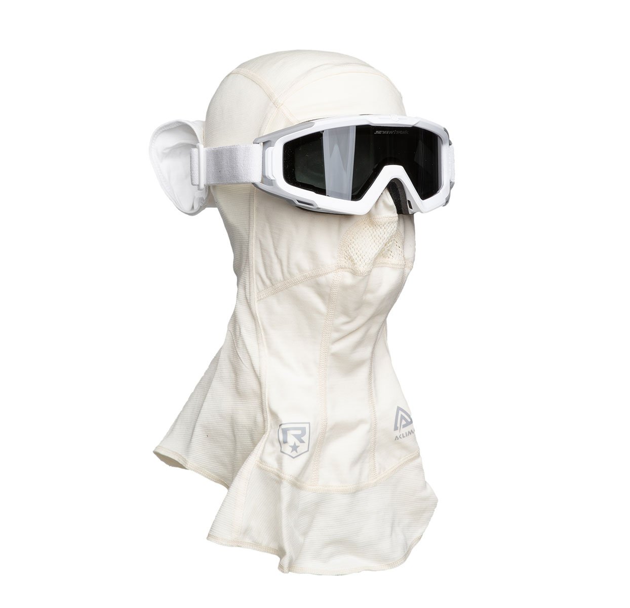 Revision SnowHawk Ballistische Schutzbrille, Deluxe-Kit mit Aclima Sturmhaube