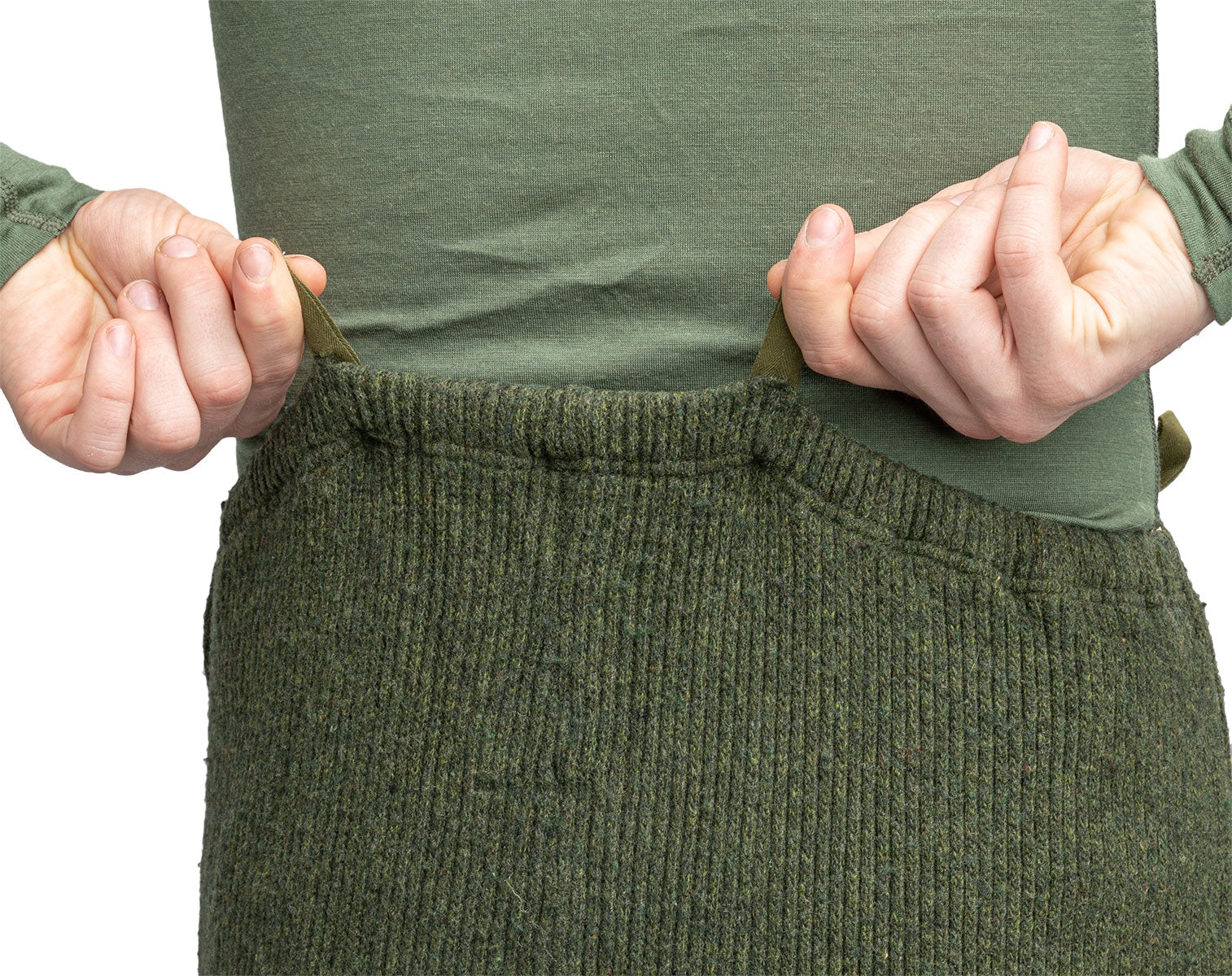 Dänische Mid-Layer lange Unterhosen, Wolle, Überschuss