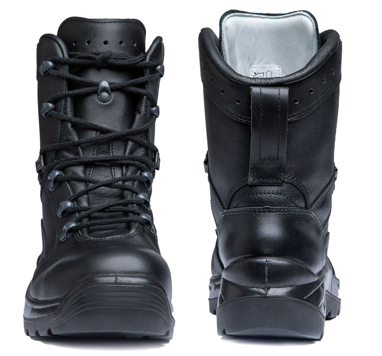 Belgian Haix HHOO S3 Combat Boots with Toe Cap, Full Leather, Surplus