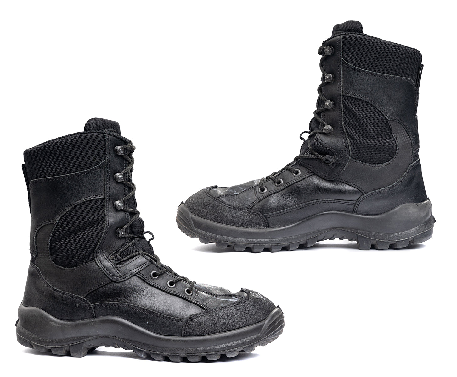 Austrian Combat Boots, Leather & Cordura, Surplus