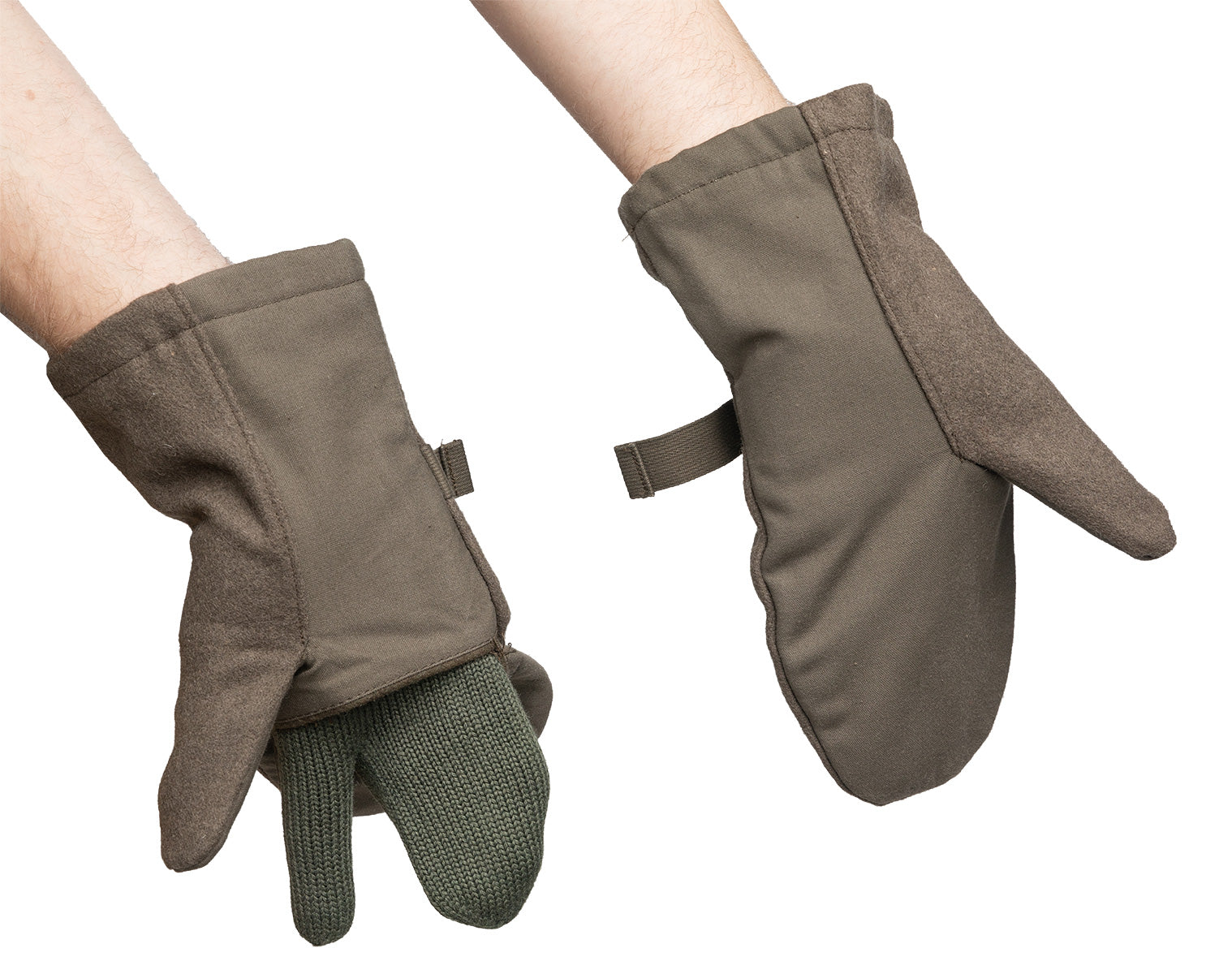 Austrian Wool Mittens with Trigger Finger, Surplus