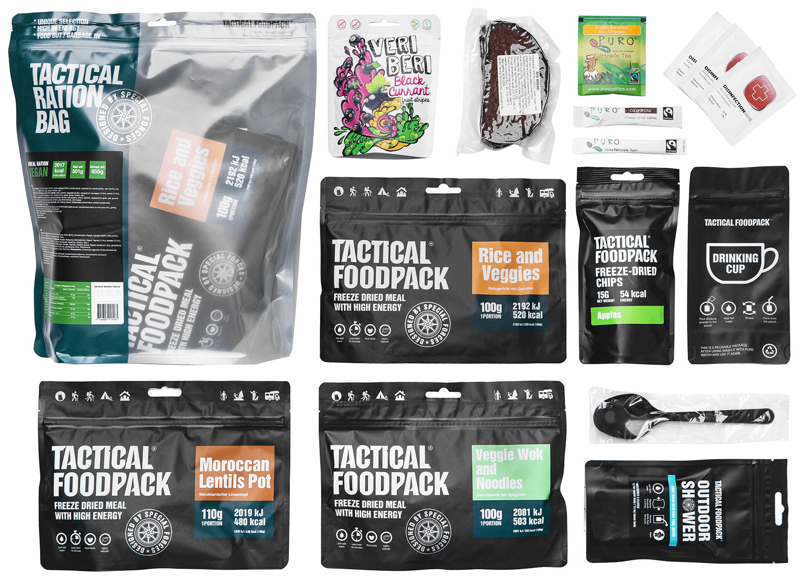 Tactical Foodpack 3-Meal Ration
