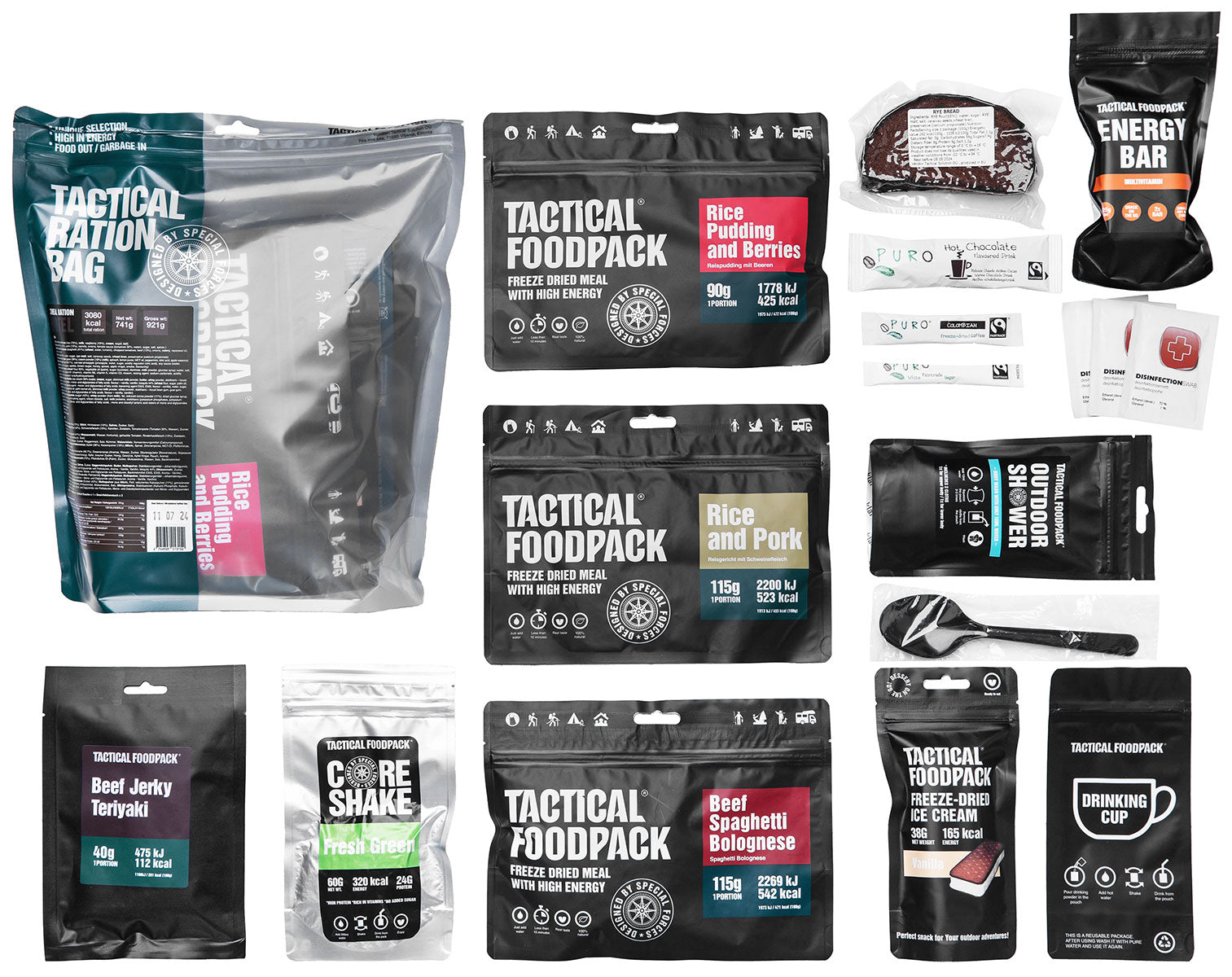 Tactical Foodpack 3-Meal Ration