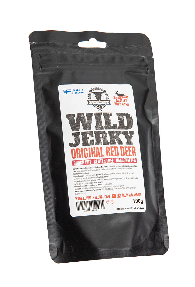 Kuivalihakundi Wild Trockenfleisch vom Rotwild, 100 g