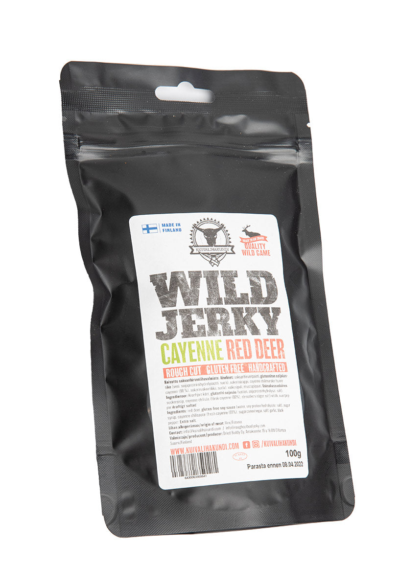 Kuivalihakundi Wild Trockenfleisch vom Rotwild, 100 g