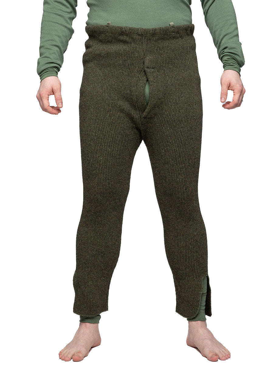 Dänische Mid-Layer lange Unterhosen, Wolle, Überschuss