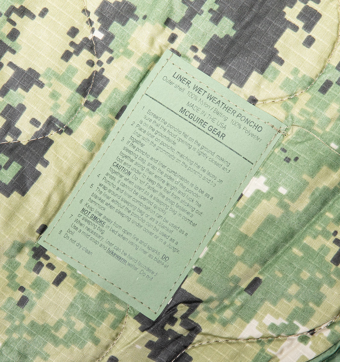 McGuire Gear US "Woobie" Poncho Liner