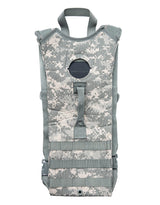 The handle is useful when filling the hydration bladder and the carrier can be expanded with additional pouches.