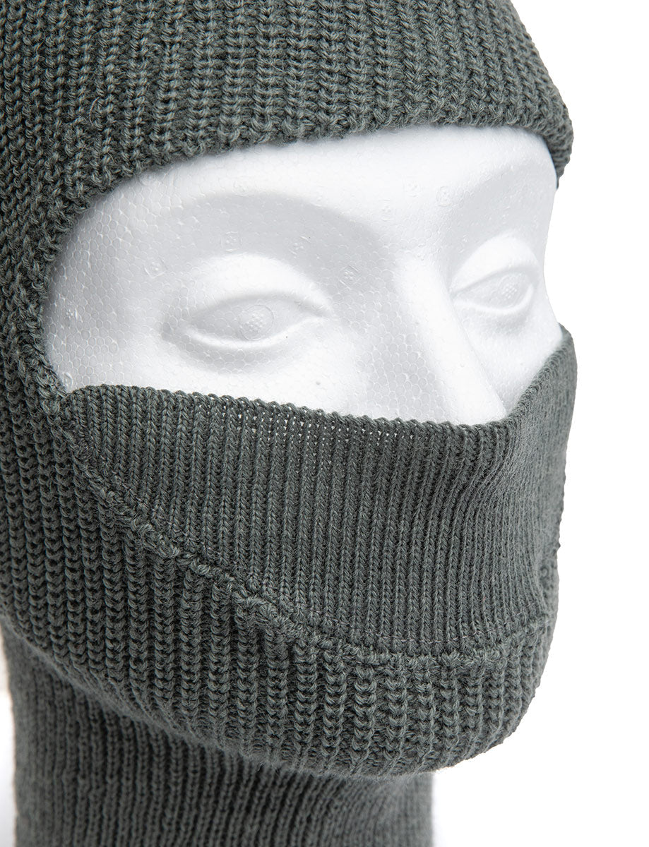 US Air Force Wool Winter Balaclava, Foliage Green, Surplus