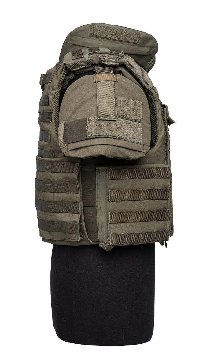 Sioen M2010 Tactical Vest, NIJ IIIA, Olive Green