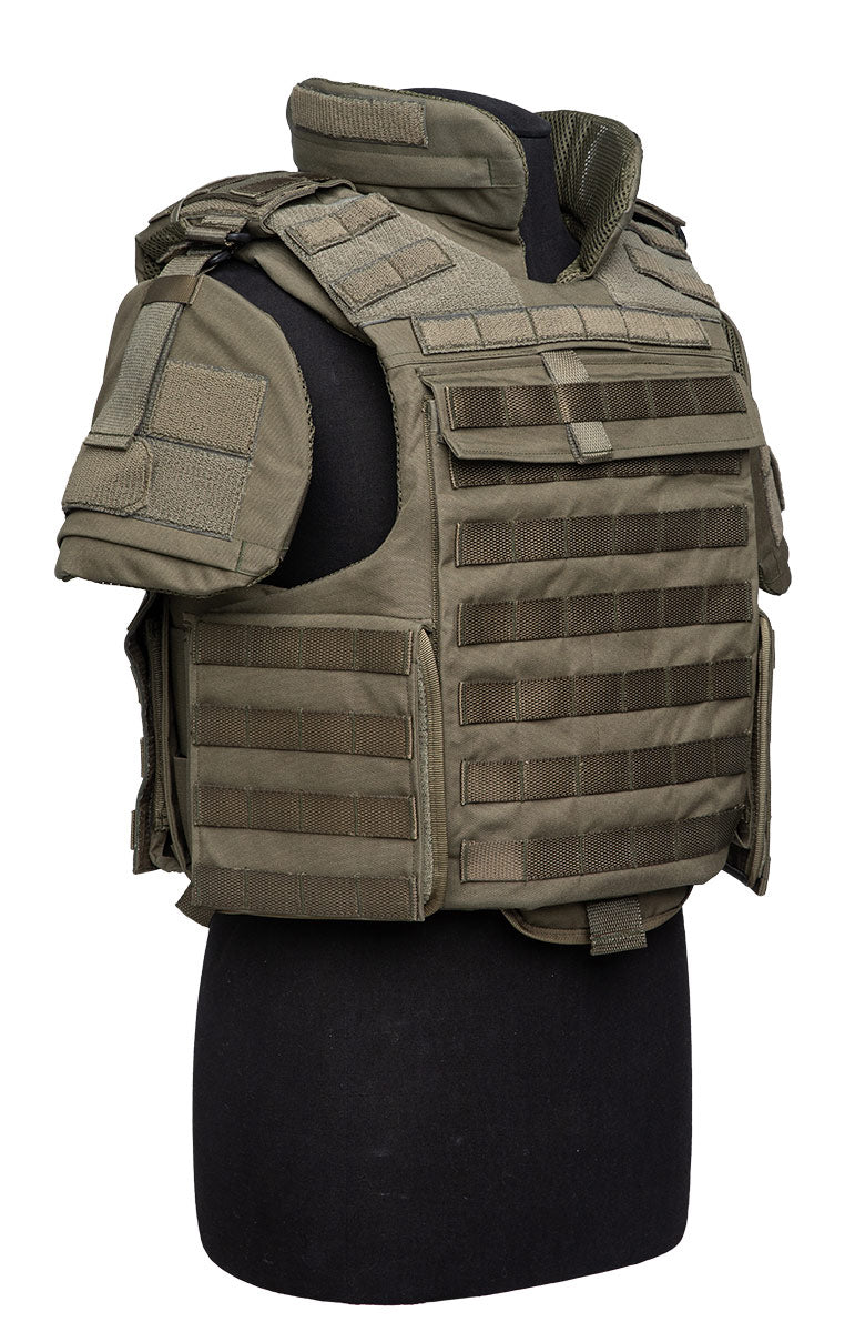 Sioen M2010 Tactical Vest, NIJ IIIA, Olive Green